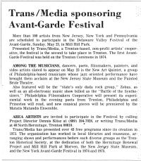 Trans/Media news article